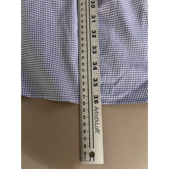 Elegant Blue Dress Shirt by F.A. MacCauler 3XL blue and white - Picture 14 of 14